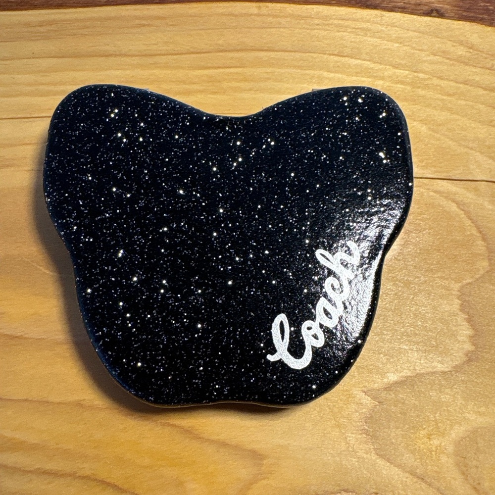 Coach Black Glitter Mirror